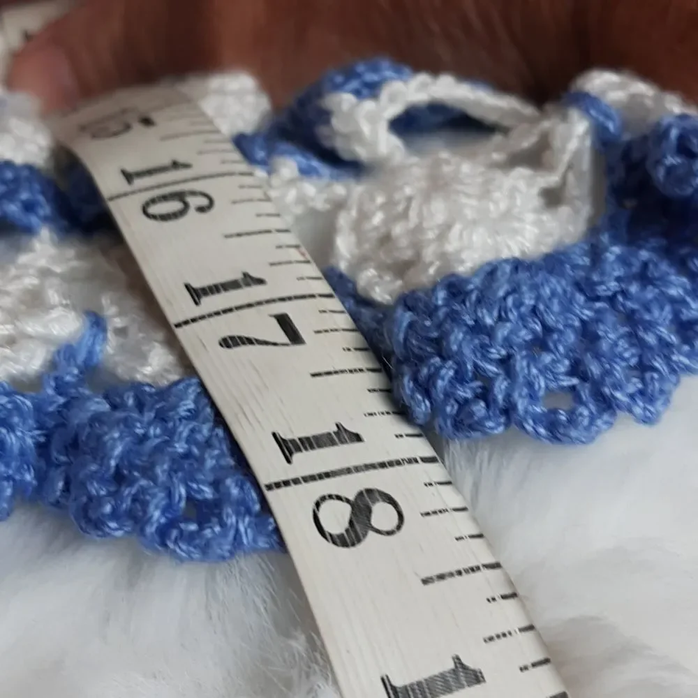 Dollies Brand Fancy‎ Piece Blue & White For House New Handmade $15 Each